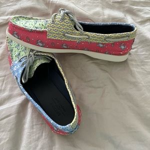 Sperry Vineyard Vines Shoes Size 8.5 W - like new !